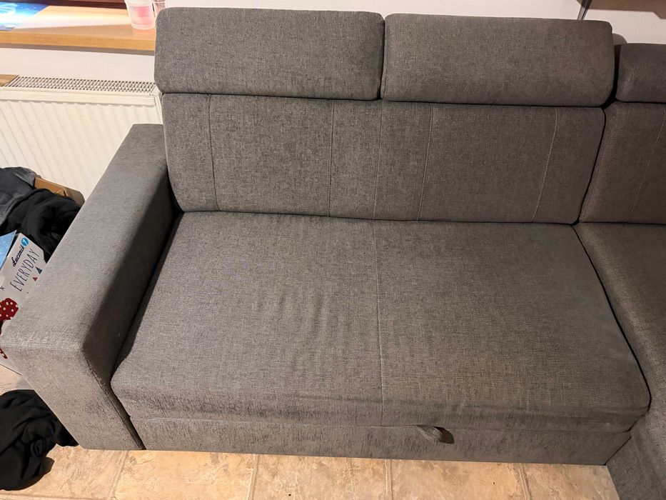 Rogówka Narożnik z funkcją spania rozkładana