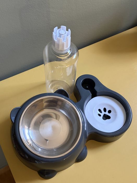 Dispensador de água + tigela comida Animal