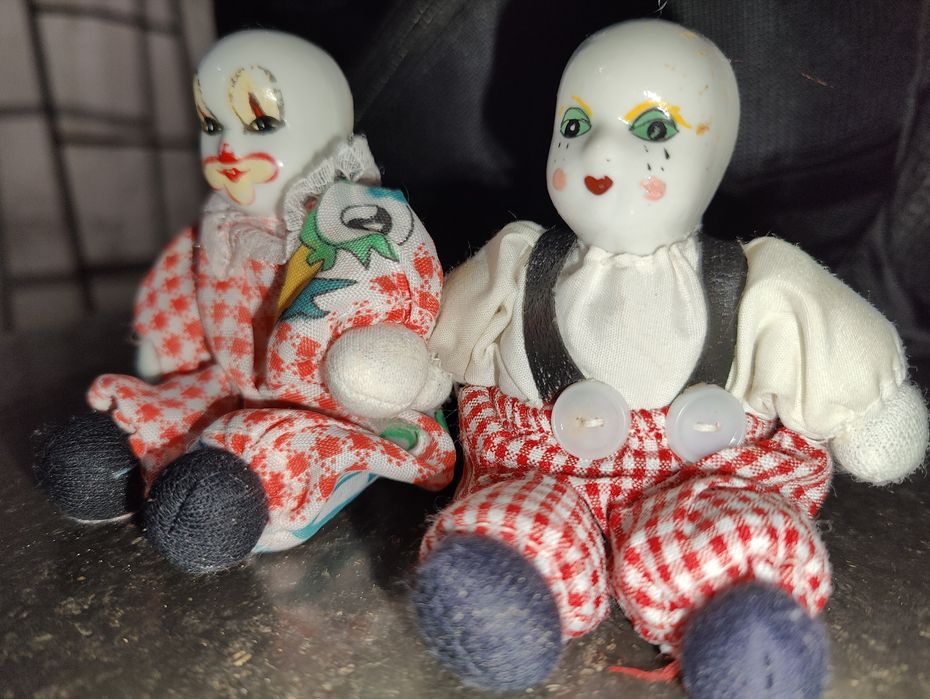 Игрушка кукла клоун ГДР, фарфор, GDR, советских времен

! Одним лотом