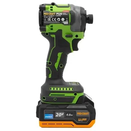 Аккумуляторный ударный винтоверт Procraft PS20 (с 1 акб)
