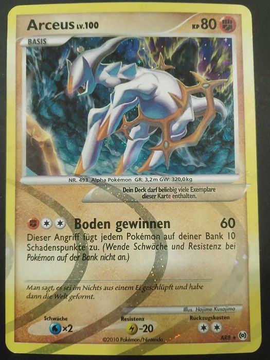 Arceus (Arceus AR8), muito bom estado!!