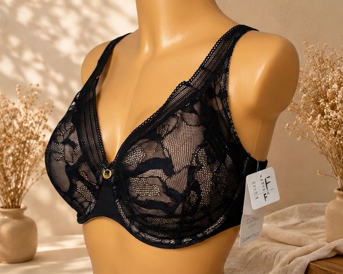 CHANTELLE TRUE LACE C11M20 80F – luksusowy biustonosz koronkowy – NOWY Z METKAMI