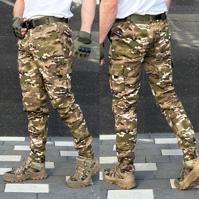 Штани карго Rextim basic чоловічі сині, чорні, олива, камуфляжні