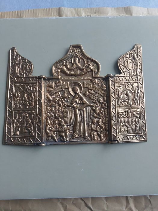 Икона складень металопластик