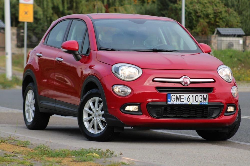 Fiat 500X Gwarancja24*2018*TYLKO 107tkm*2STR-Klimatron*NAVI*KeyLESS*Ideał do LPG