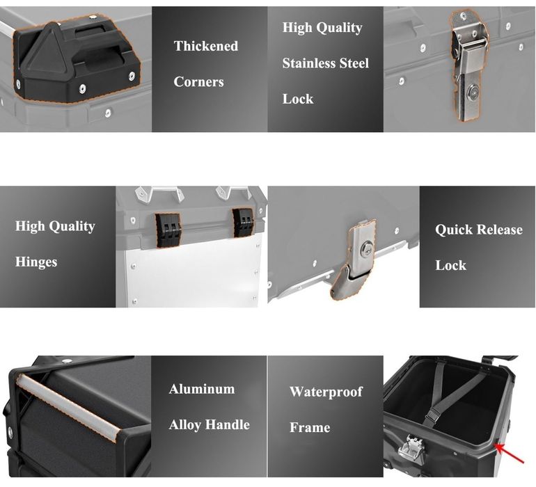 Top case 65 litros