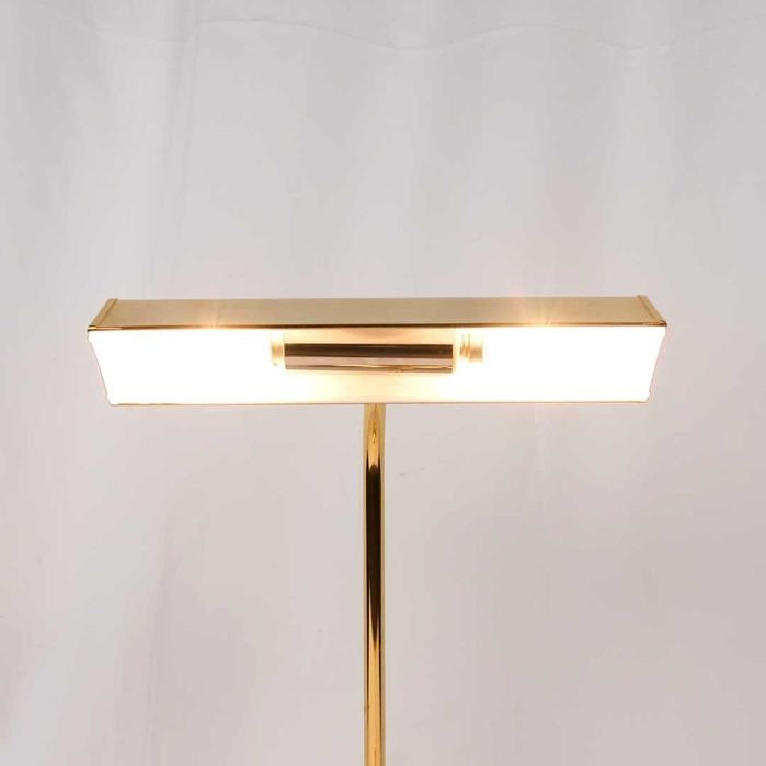 Candeeiro de mesa regulável ao estilo "banker's lamp"