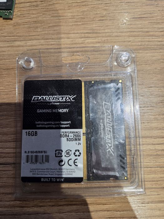 DDR4 2666, 2400 16gb SODIMM