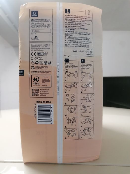 Fraldas incontinência para desocupar