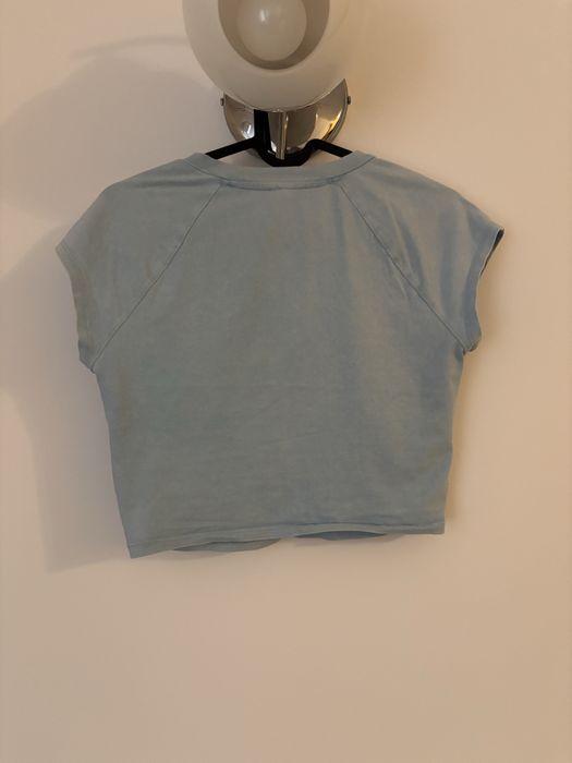 Krótka niebiesla koszulka