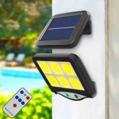 Уличный фонарь с датчиком движения bk 128 120 6cob led solar прожектор