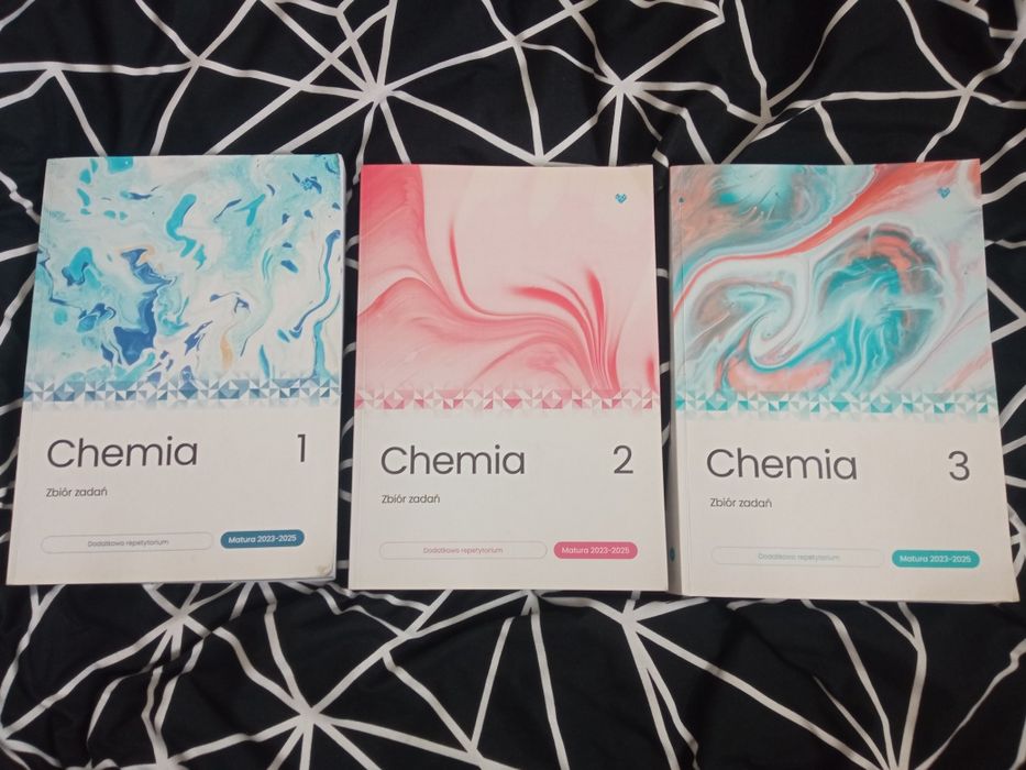Zbiory chemia 1,2,3 + plan maturalny