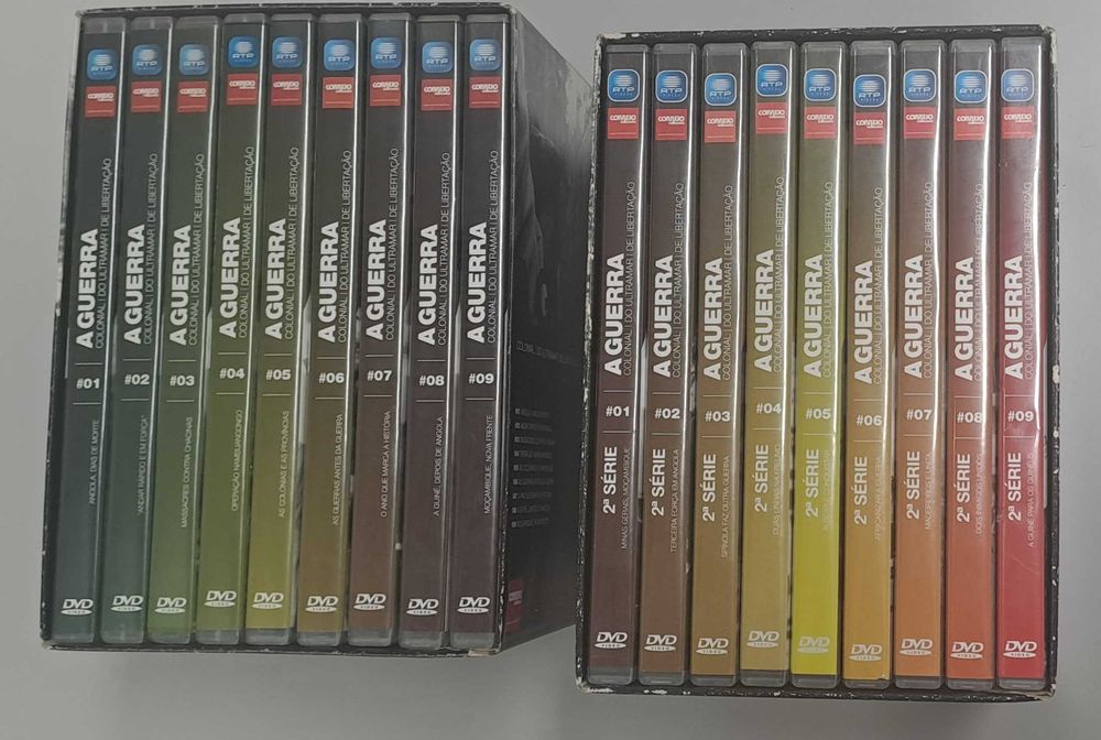 A Guerra (Colonial, do Ultramar) 1ª e 2ª Série RTP Joaquim Furtado (18 DVD)