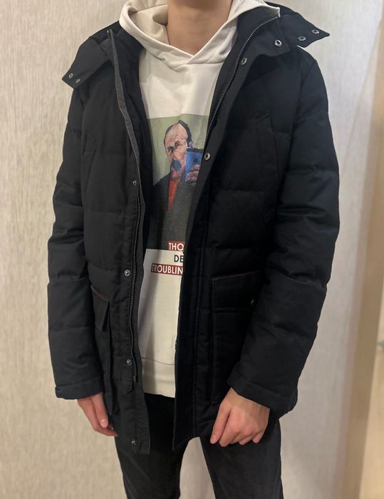 Пуховик теплий  р. S