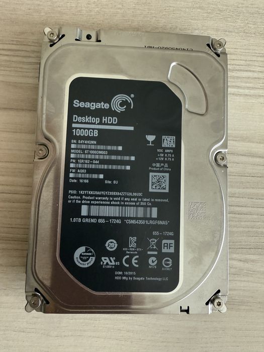HDD Seagate desktop 1 TB