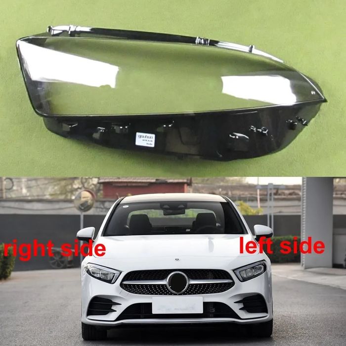 Vidro capa lente farol ótica mercedes classe A w177 CLS w257