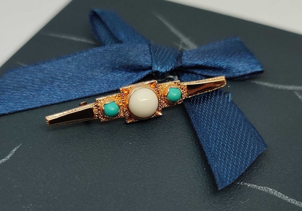 Śliczna złota broszka spinka 2,88g p585 /ST złoto