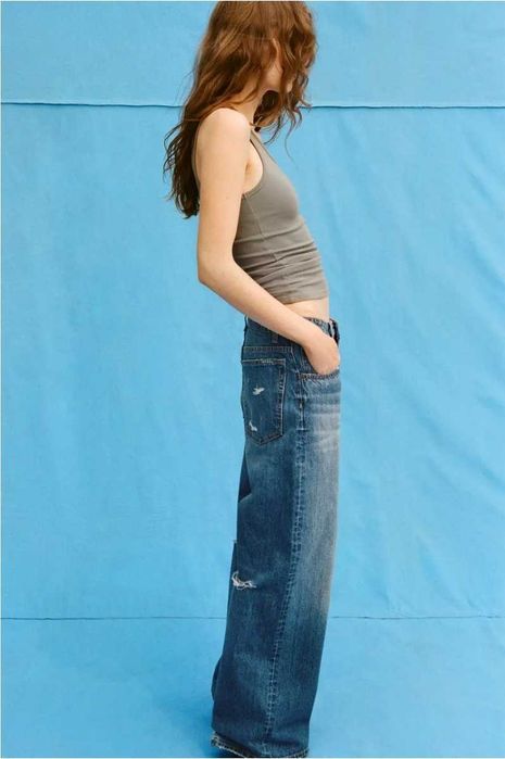Джинсы zara baggy 36, S багги