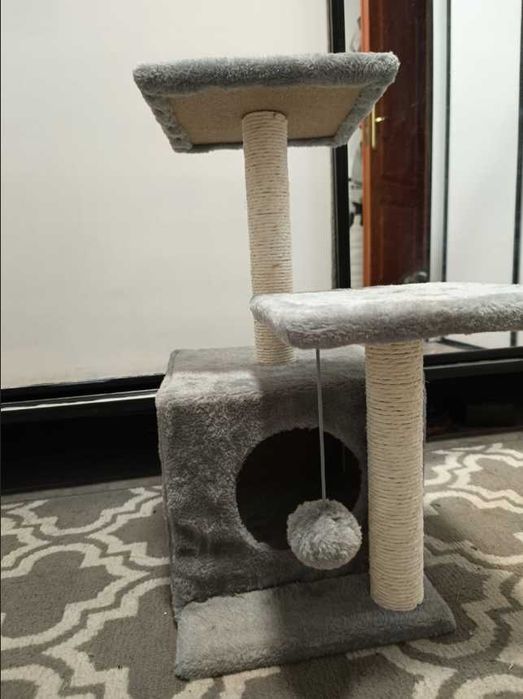 Drapak dla kota NOWY domek wieża słupek legowisko do drapania 70cm