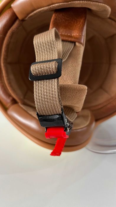 Capacete open-face, branco, tamanho L, viseira bolha transparente