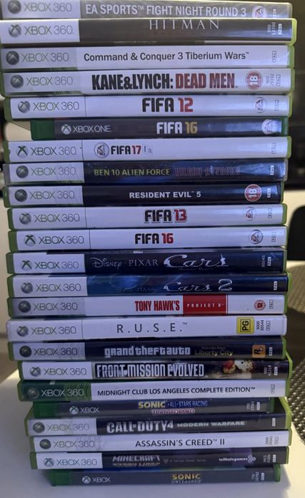 Gry xbox 360, xbox one