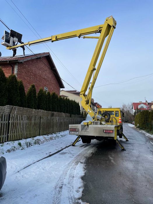 Zwyżka  Podnośnik koszowy, wynajem z operatorem lub bez do 35m