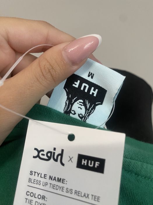 Podkoszulek nowy HUF bless up tie Dye Relax Tee, rozmiar M - z metką!