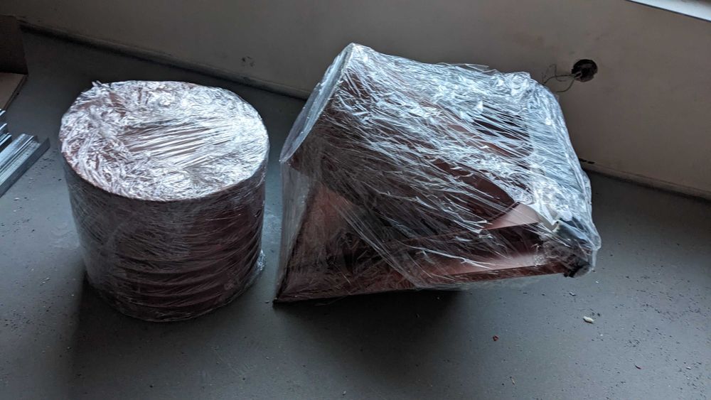 Czerpnia-Wyrzutnia dachowa fi 250 nieizolowana blacha, 40 st, 8004