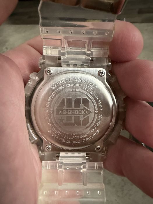 Casio G-Shock GA-114RX-7A Clear Remix 40th Anniversary — оригинал, полный комплект, гарантия