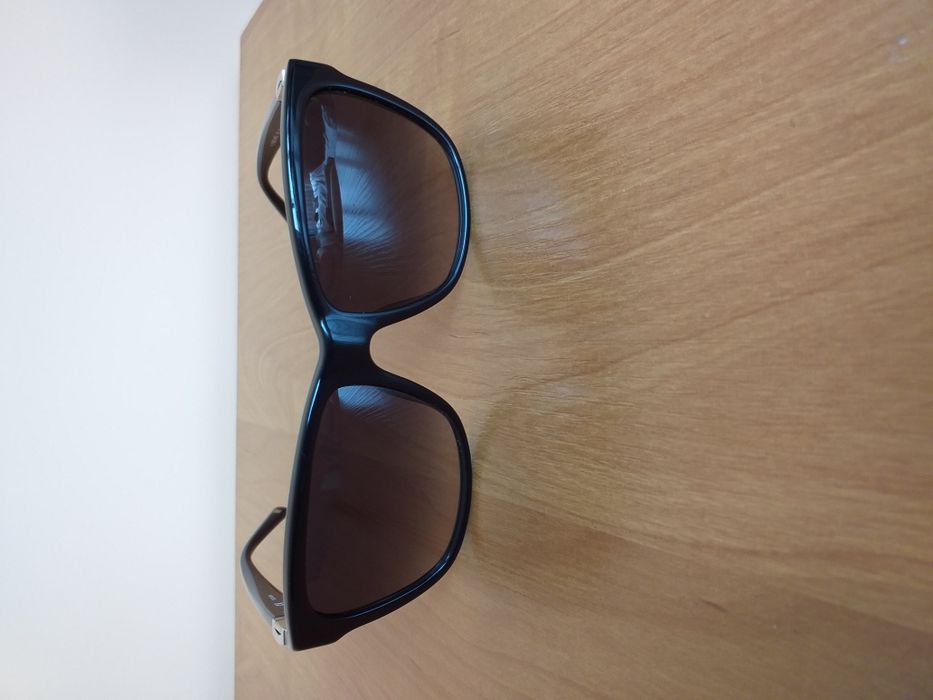 ESCADA NOWE Svarowski oryginalne damskie okulary przeciwsłoneczne oprawki czarne z etui