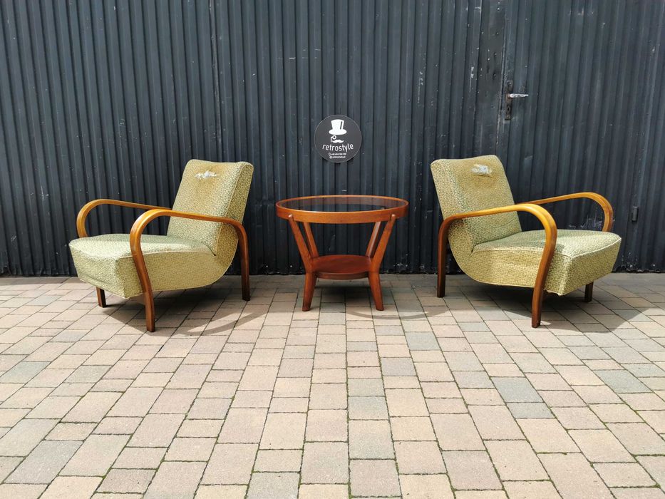 Zestaw ART DECO Kropáček & Koželka, Czechosłowacja '40-'60, Retro, PRL