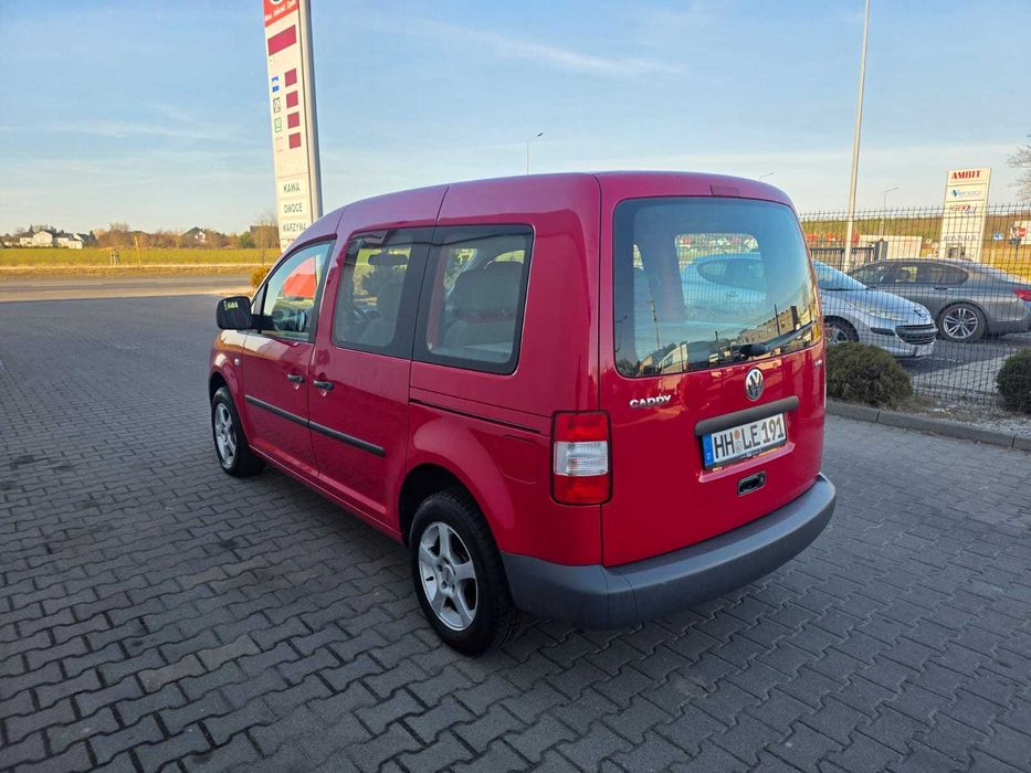 Vw Caddy Life 1,4 Mpi 2009r 5-Drzwi Klimatronik Alu-felgi Bezwypadek!