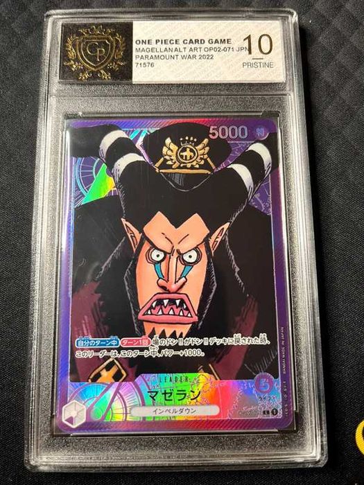 Cartas graded Pokemon e One Piece