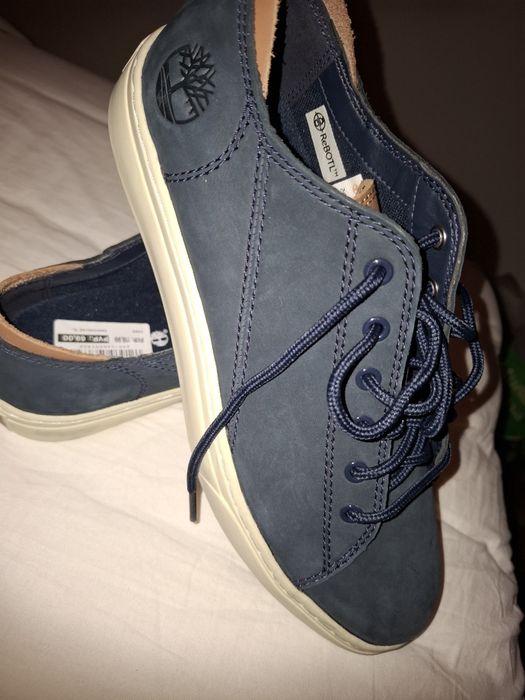 Vendo tenis da Timberland  novos azuis pele 42