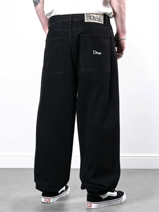 Джинси Dime чорні широкі чоловічі Джинси Дайм чоловічі Baggy оверсайз