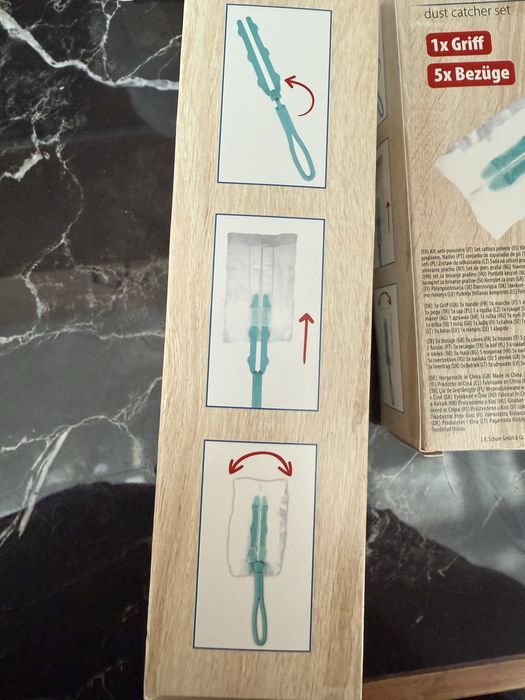 Щітка Staubfänger магніт для прибирання, збирання пилу 5шт. Німеччина