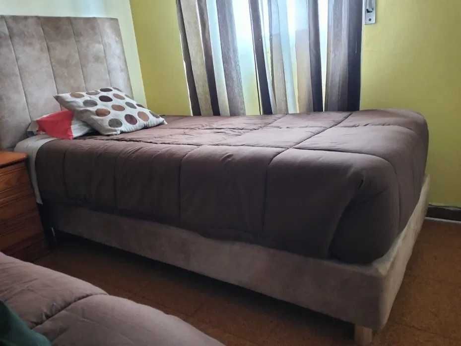 Cama de solteiro com colchão
