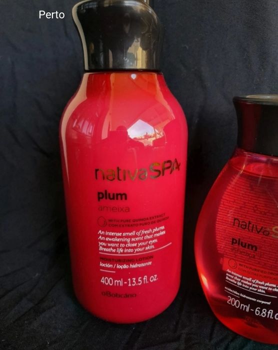 Boticario Nativa Spa Ameixa e Madagascar Vanilla