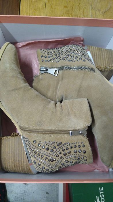 Alma En Pena 38 Buty Damskie Botki Skórzane V21121 T1244