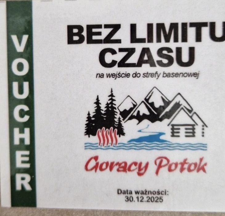 Termy gorący potok Szaflary vouchery całodobiowe.