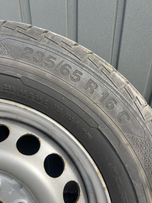 Felgi 6x130 et62 Opony 235 65 r16c  sprinter man crafter