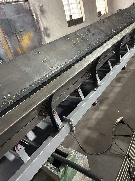 Транспортер стрічковий ваговий. Конвеєр зважування бетонної суміші.