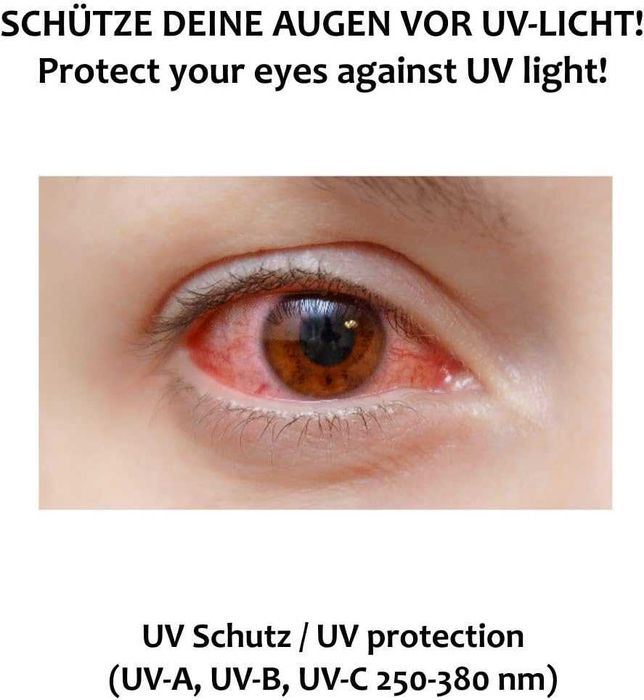 Oculos Protecção Depilaçao Profissionais SafeLightPro F2 HPL/IPL UV