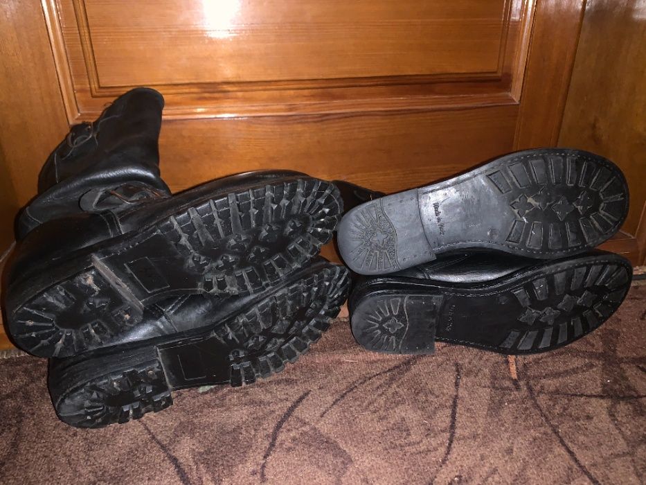 Сапоги ботинки кожаные