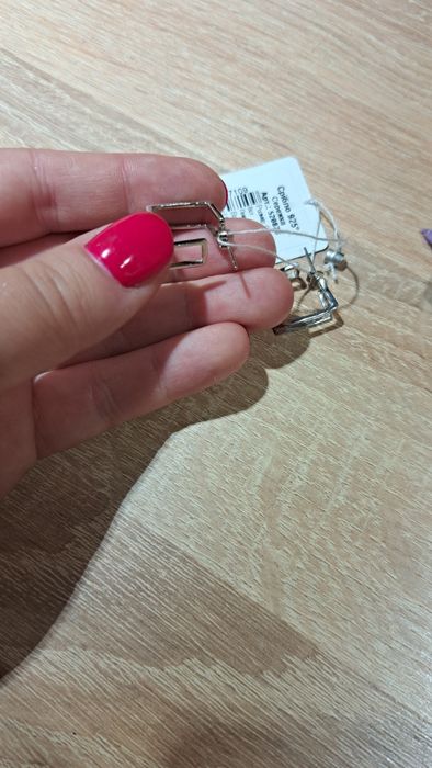 Серьги серебро новые