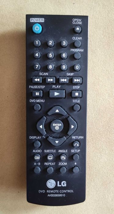 Pilot LG do DVDvideo / TV