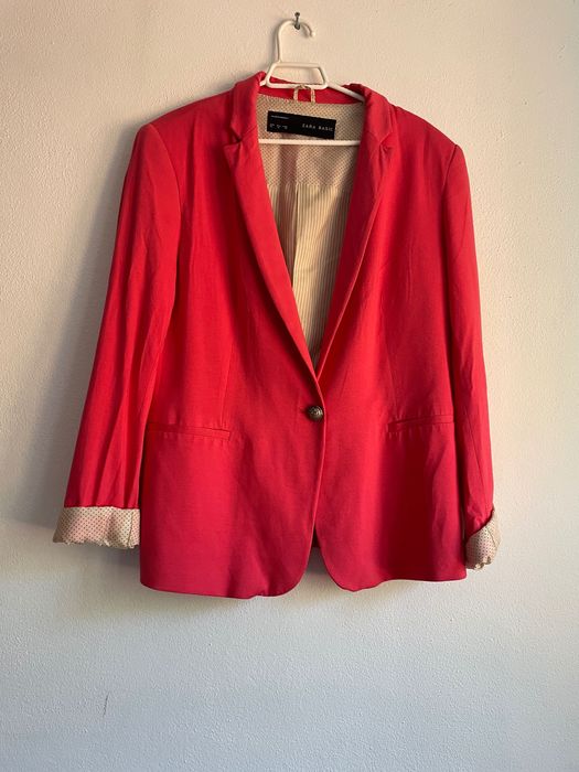 Blazer cor-de-rosa