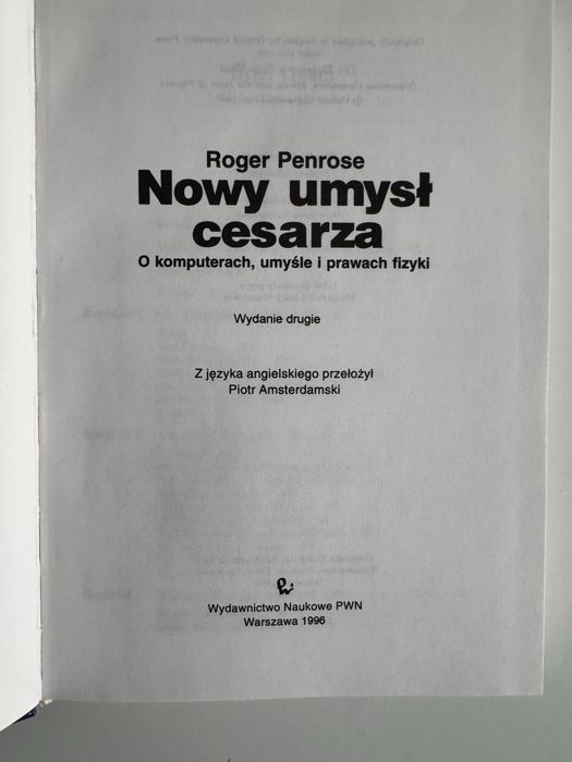 Roger Penrose Nowy umysł cesarza