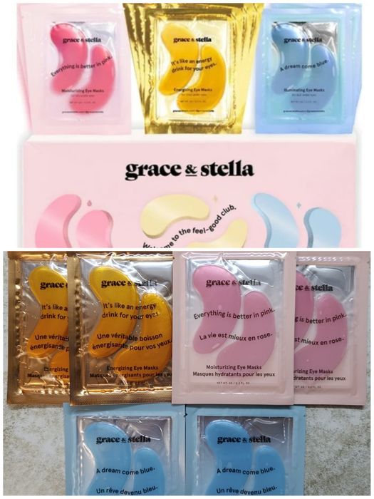Гидрогелевые патчи под глаза Grace & Stella