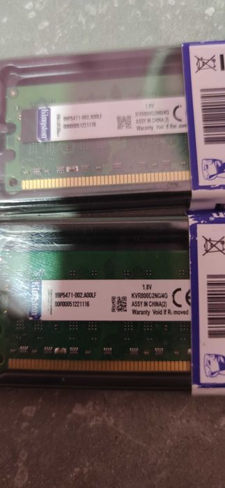 Оперативна память ddr2 2x4gb Kingston